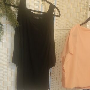 Attitudes by Renee Black Sleeveless Blouse